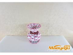 工艺花珠花瓶 创意八字花纹，点亮家居艺术的精品摆件